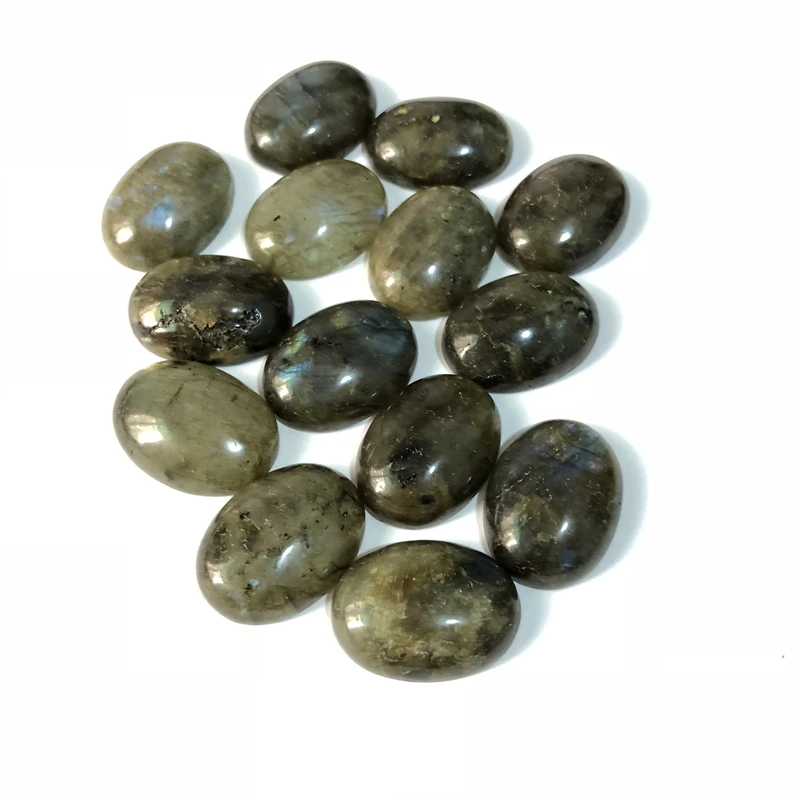 

Wholesale Labradorit Gem Cabochon 15x20mm Ovals Gem stone Cabochon CAB Gem Ring Face,10pcs/lot Normal quality