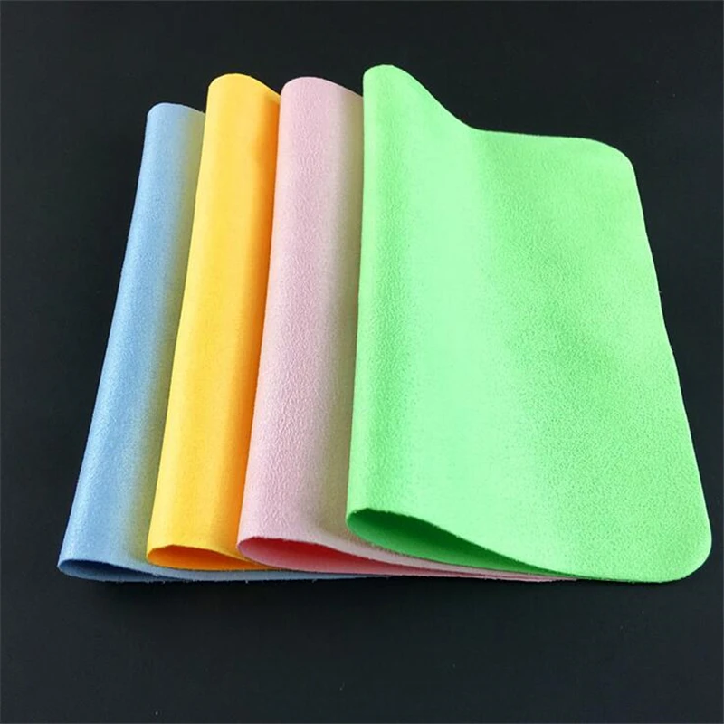 10 pcs High quality Chamois Glasses Cleaner 150*175mm Microfiber Glasses Cleaning Cloth For Lens Phone Screen Cleaning Wipes