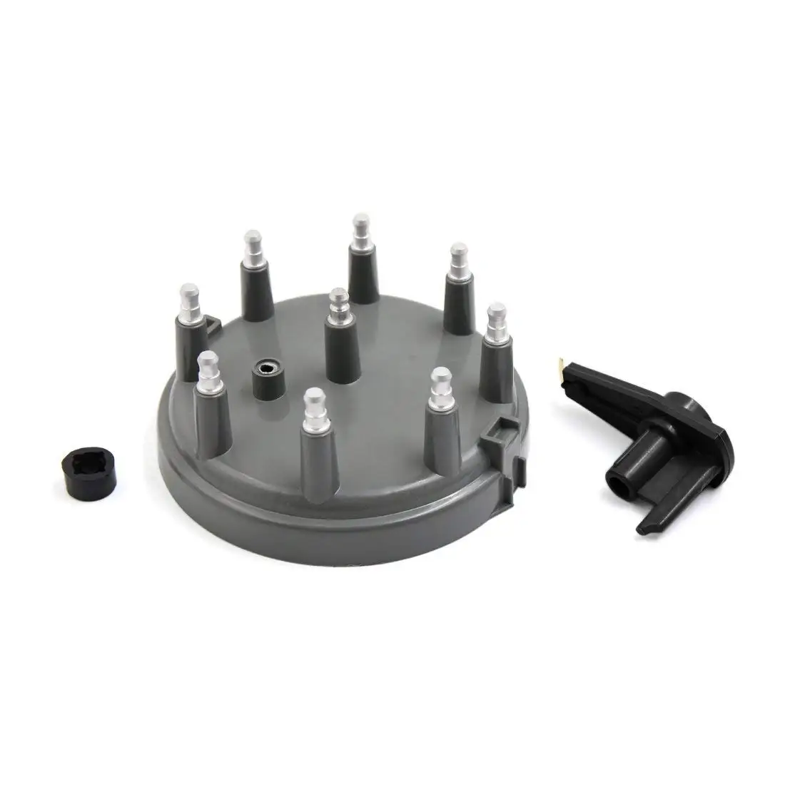 Uxcell Gray 8233 Car Ignition Distributor Cap and Rotor Kit for Bronco Mustang F150 F250 F350 E150 E250 E350 for Chevrolet