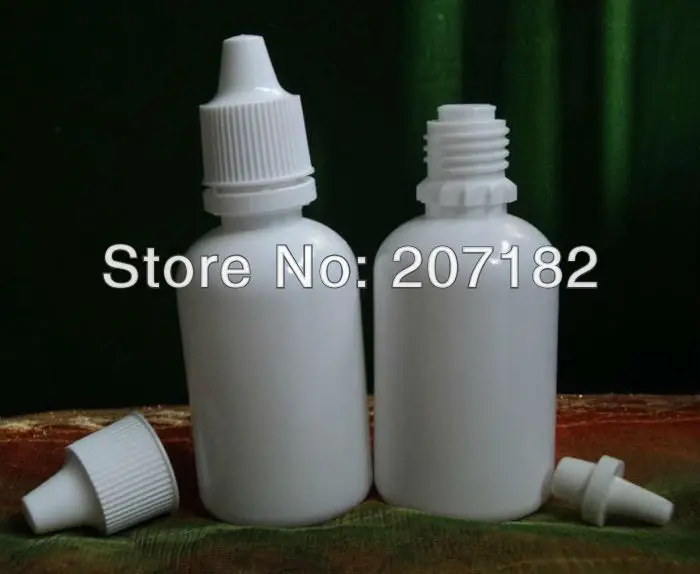 (100pcs/lot) 100ml white plastic dopper bottle, oil bottle, liquid bottle