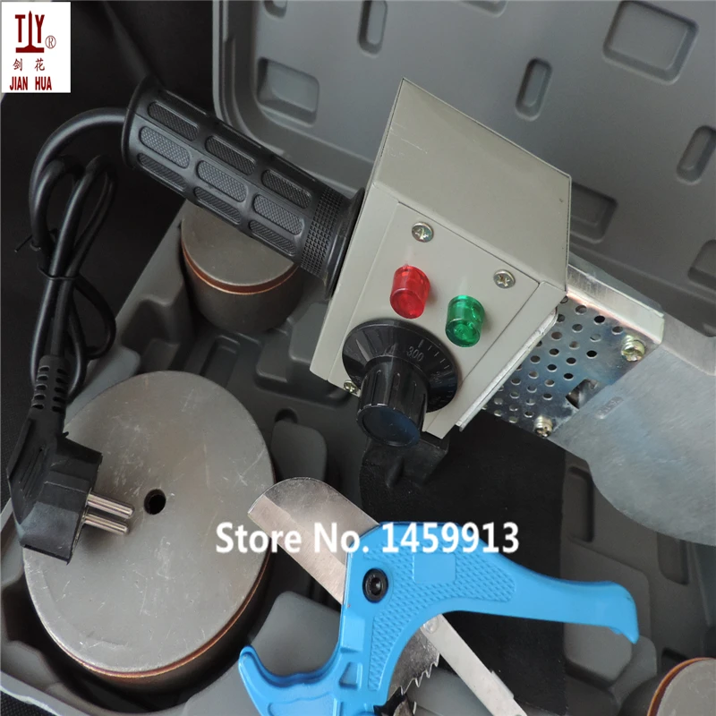 With a tube cutter Temperature controled pvc pipe welding machine AC 220V 1200W DN75-110mm plastic welder