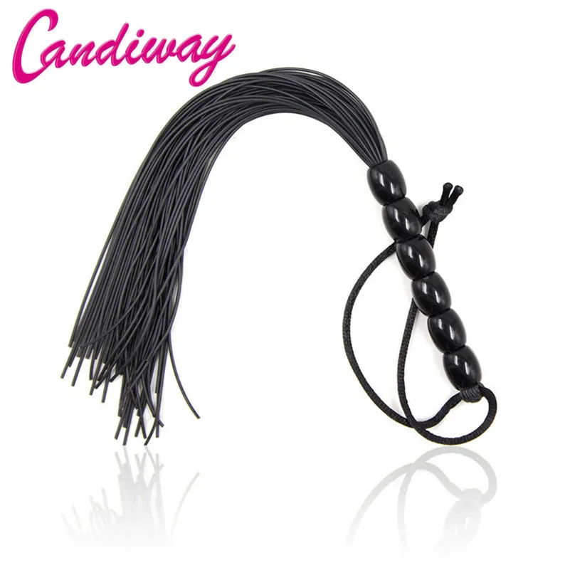 candiway Rubber Whip tiny Spanking Paddle Fetish Fantasy Flogger Sex Toys For Couples Policy Knout Adult Games sex Products