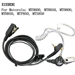 XIERDE Earpiece for Motorola Portable Radio MTH850 1Pin 2.5mm Air Tube Earpiece MTH850 MTH800 MTP850 MTS850 MTH600 Headset