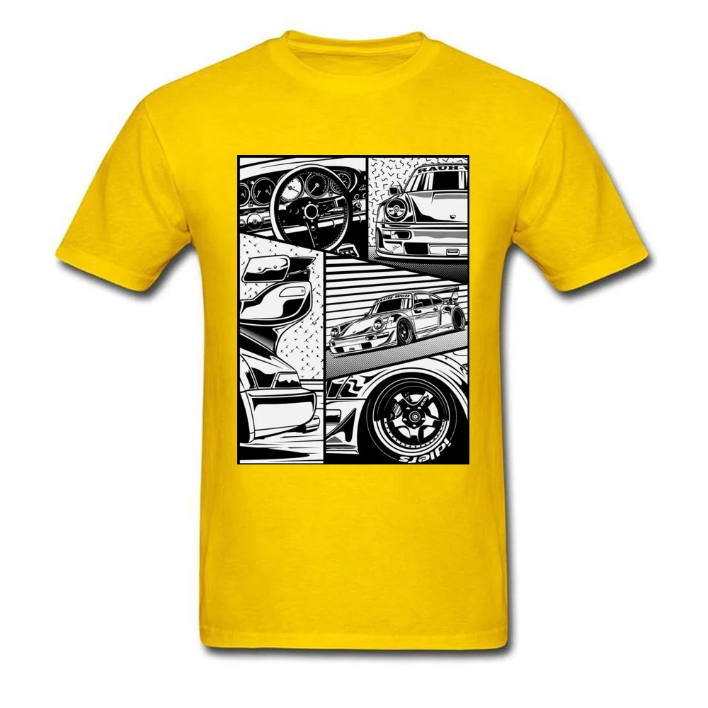 Japanese Car Details Structure Tshirts Auto Car Summer Fall 100% Cotton O-Neck Men T Shirt Short Sleeve Printed Clothes