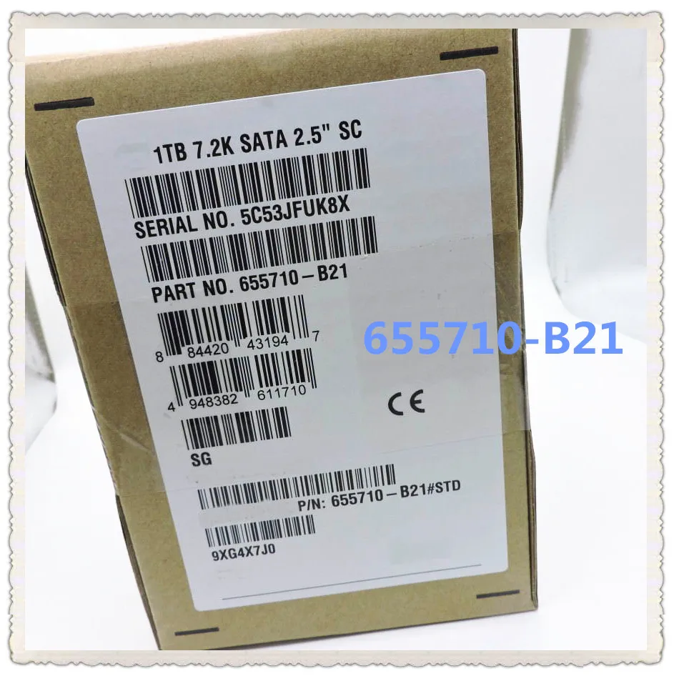 655710-B21 1T 2.5 SATA 656108-001   Ensure New in original box. Promised to send in 24 hours