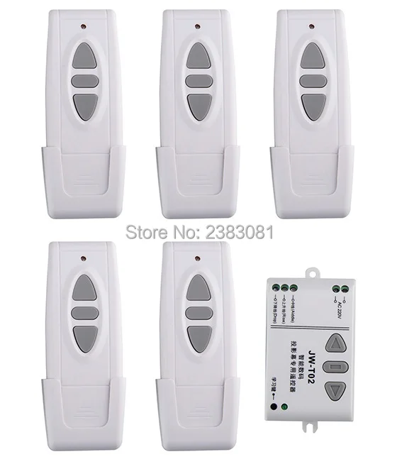 

Sell hot AC220v wireless reversing switch remote switch dual-control wireless switch Projection screen remote curtain controller