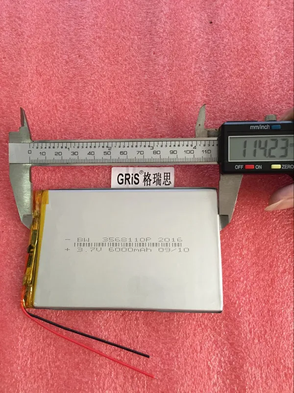 Cubo tablet de computador 10 polegadas u25gt super versão talk7x original 3.7v bateria de polímero embutida célula recarregável li-ion