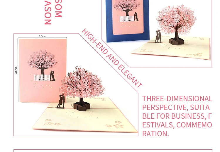 Premium 3D Pop Up Blumenstrauß Karte Muttertagsgeschenk Valentinstag Jahrestag Geburtstag Grußkarten Dankeschön Wünsche Geschenke – Detail 12