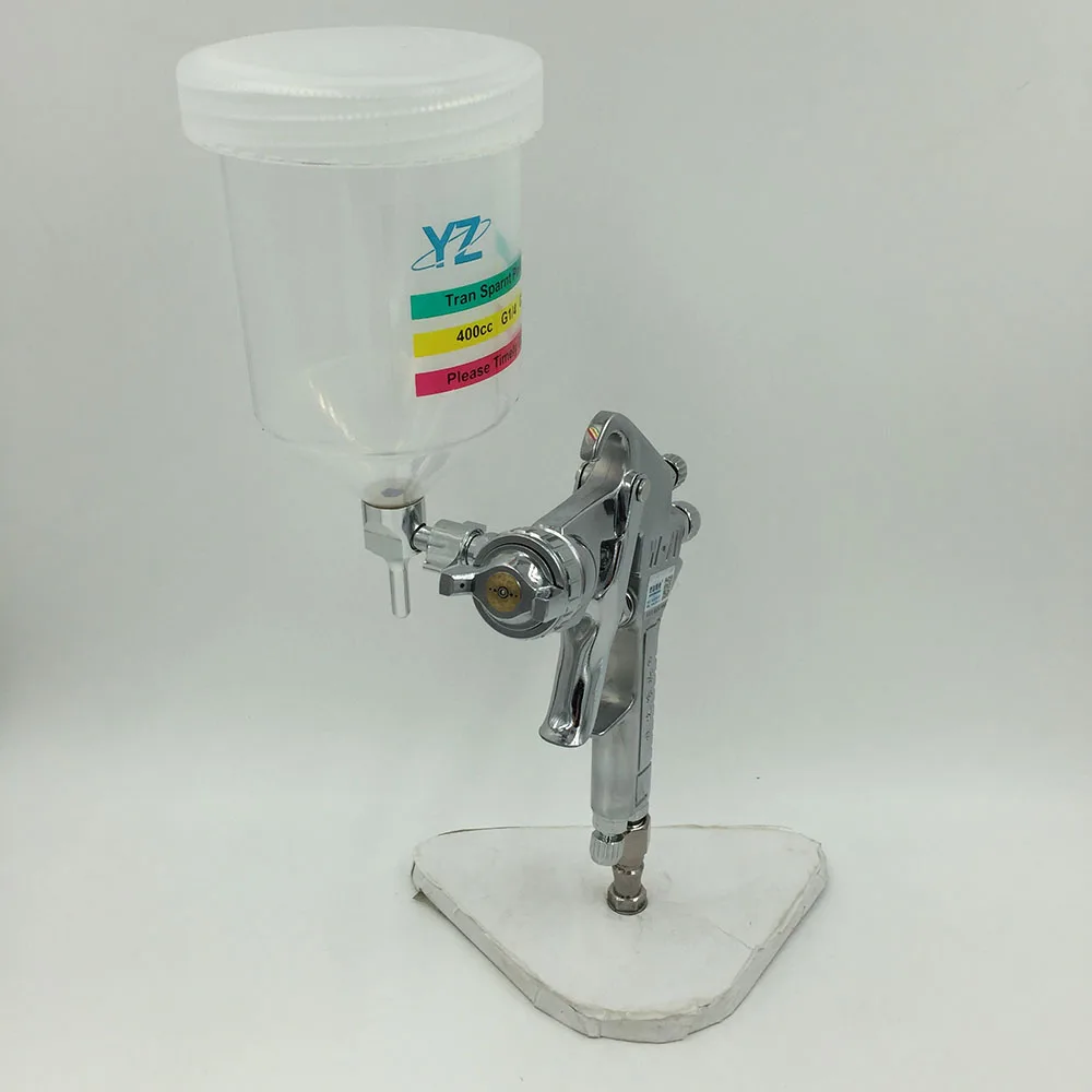 W-71g tinta máquina de pulverização HVLP pistola ar garrafa de 400cc de alta qualidade sst bico gravidade tanque de alimentação de pulverizador