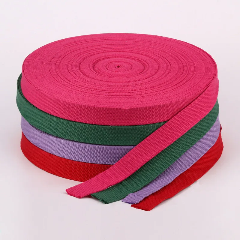 5meter 32mm width Canvas Ribbon Polyester Cotton Webbing Strap Sewing Bag Belt Accessories Outdoor Backpack Bag Parts