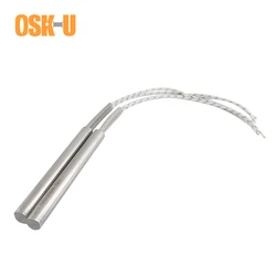 220V 카트리지 히터 요소 12mm 튜브 직경 단일 헤드 전기 가열 튜브 요소 와트, 100/150/250W, 2 개