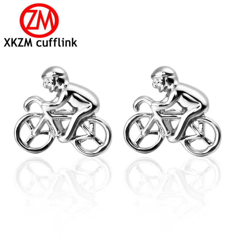 

Hot Fashion Men Cufflinks Male Men French Shirt Cuff Links Silvery bike Cufflink Cuff Button men's Jewelry Party gift