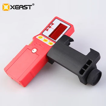 Laser level and outdoor receiver for 635nm self-leveling precision detect rotary laser signal with 5 line level 50M