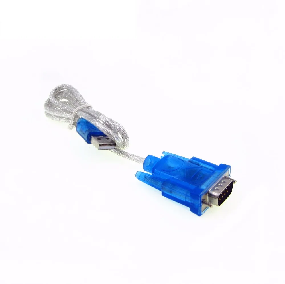 1pcs HL-340 USB to RS232 COM Port Serial PDA 9 pin DB9 Adapter support Windows7-64
