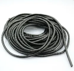 4mm 70.5FT (21.5M) Spiral Cable Wire Wrap Tube Computer Manage Cord black