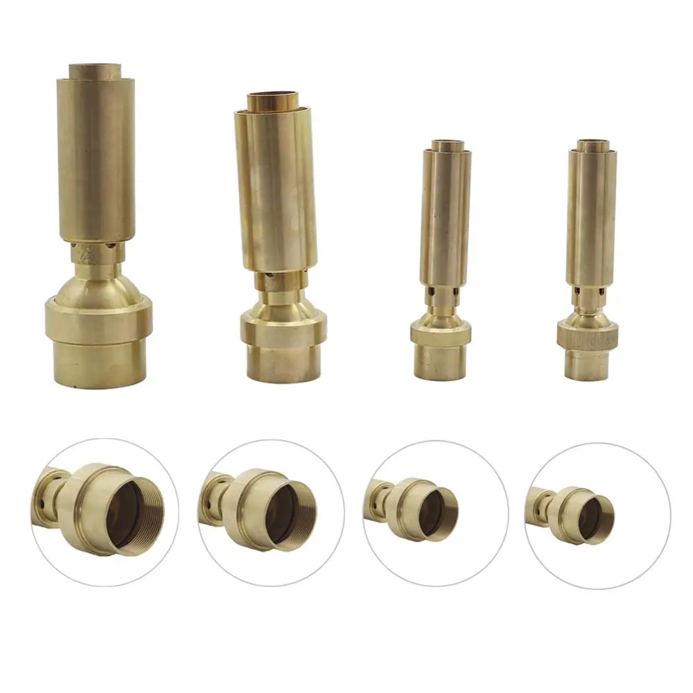 

1 Pc Brass Air-Blended Bubbling Column Fountain Spray Head 3/4" 1" 1.5" 2" Ajustable Garden Pond Landscape Sprinklers