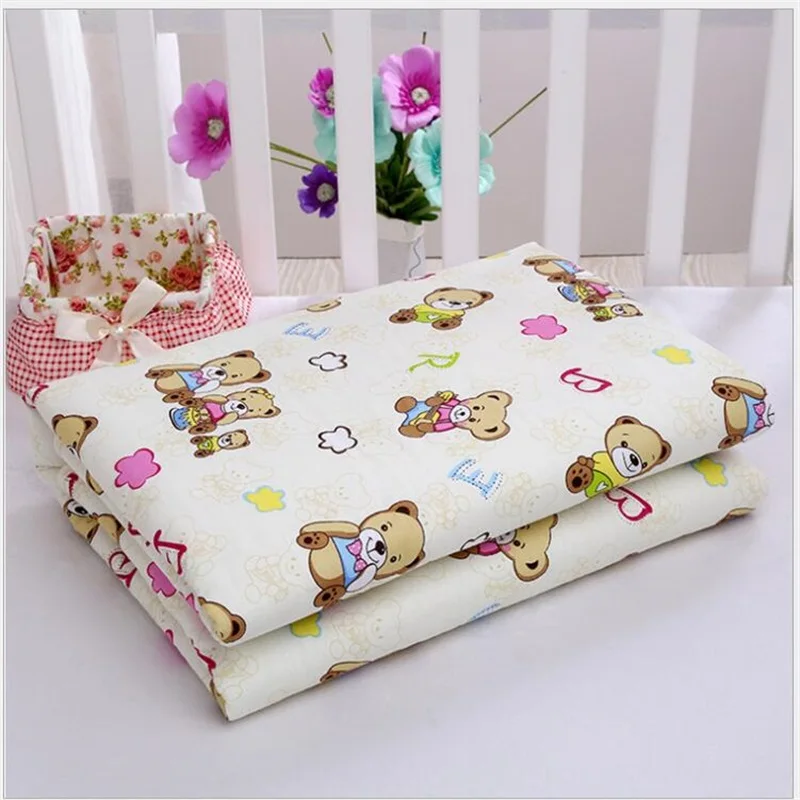 Reusable Cloth Diaper Baby Changing Pad Newborn Cotton Waterproof Washable Changing Pats Floor Play Mat Mattress Cover Sheet