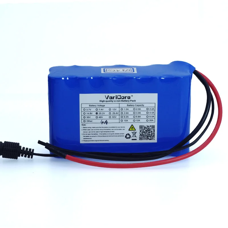 VariCore 24V 4Ah 6 s2p 18650 akumulator litowo-jonowy 25.2v 4000mah akumulator litowo-jonowy