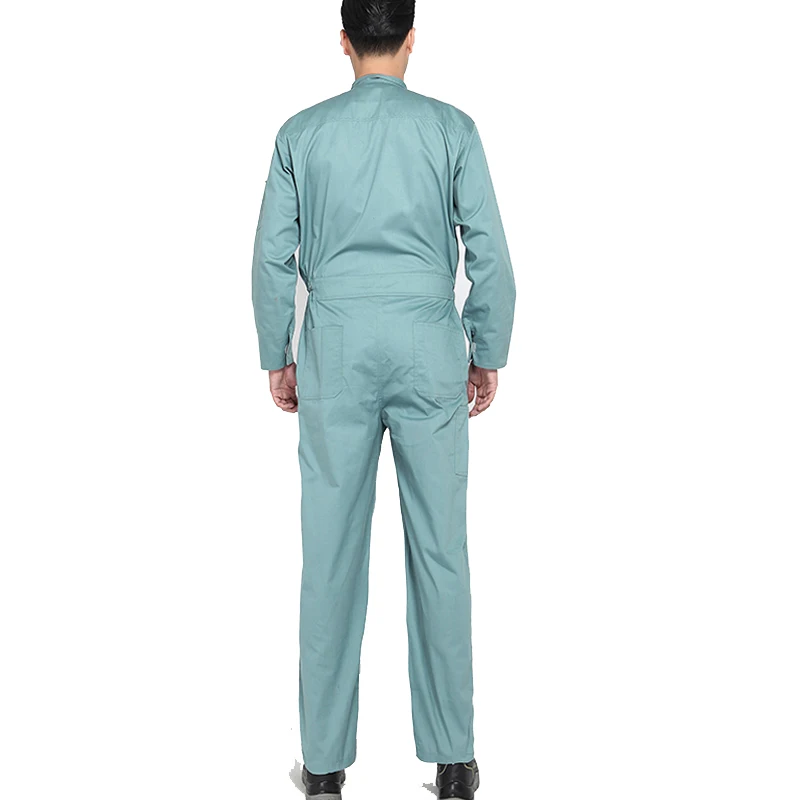 working uniforms Work overalls men women protective coverall repairman strap jumpsuits trousers Plus Size Solid color coveralls