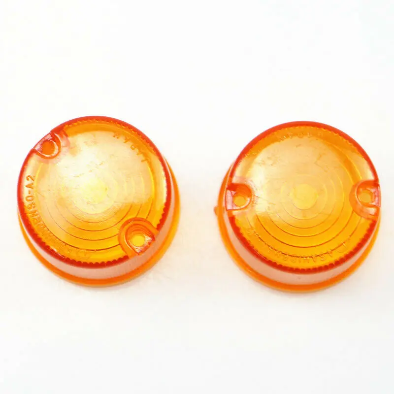 Amber Turn Signals Light Lens Cover Shell  For Kawasaki KDX250 200 KLX250