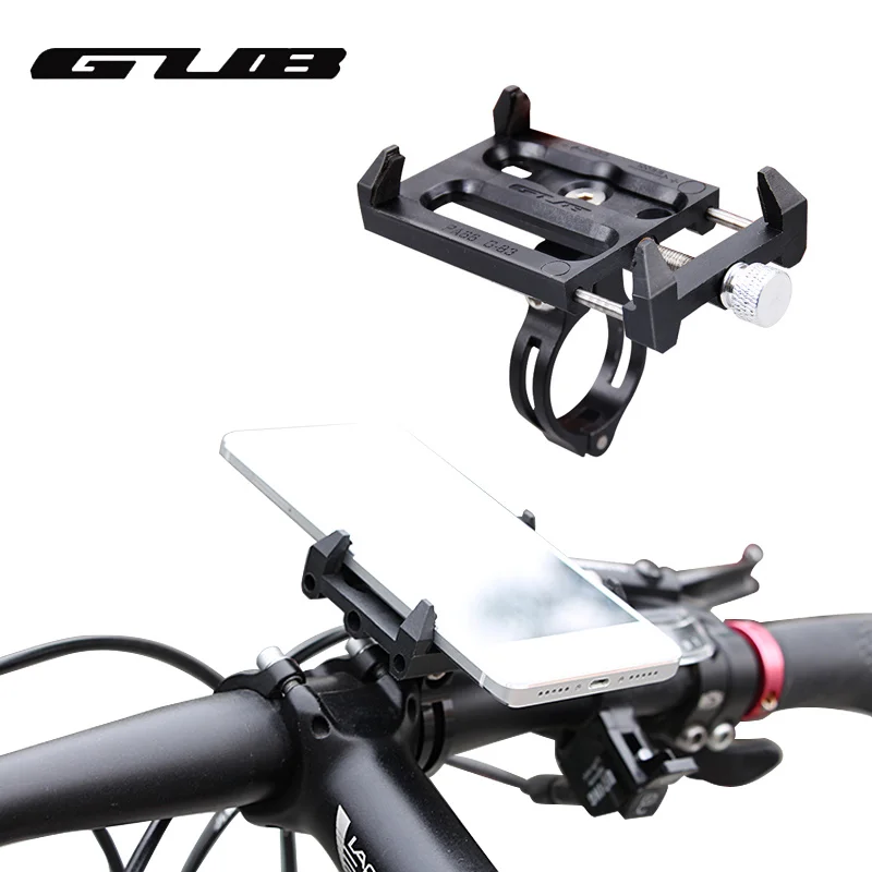 

GUB G-83 Anti-Slip Universal Bicycle Phone Holder Mount Bracket For 3.5-6.2inch Smartphone Bike Handlebar Clip Stand