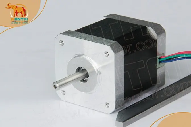 

Good Quality! Wantai Nema17 Stepper Motor 42BYGHM602 37oz-in 40mm 0.4A CE ROHS ISO CNC Router Foam Cut Mill Laser Engraving