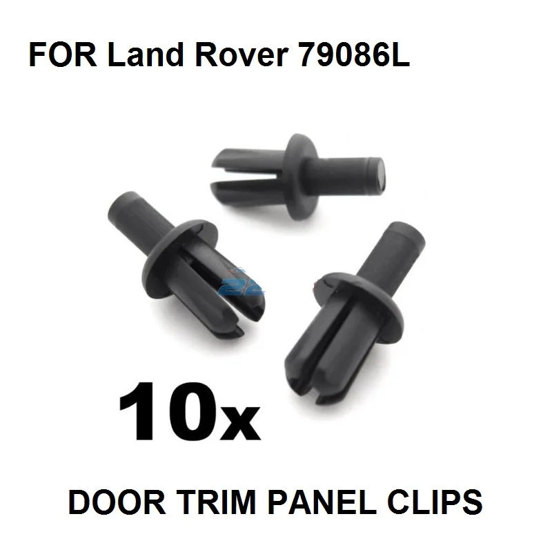 10x For Land Rover Discovery II A-Pillar Windscreen Trim Clips, 8mm Rivets- 79086L, LR033144