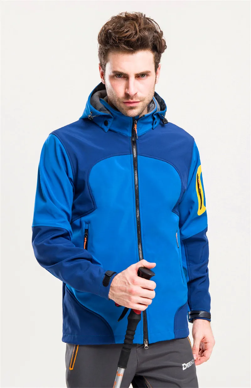 

Sweater Coat Softshell Outdoor Sport Quick Dry Polyester Waterproof Windbreaker Warm Sport Cycling Man Wear Hiking Jacket