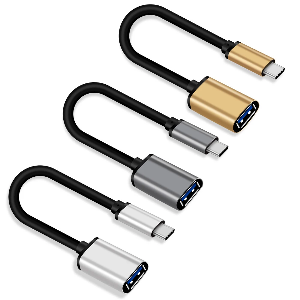 USB C OTG Cable USB 2.0 USB 3.0 3.1 OTG Adapter type c OTG for samsung galaxy s8 s9 HUAWEI P10 P20 mate10 pro for Macbook 20cm