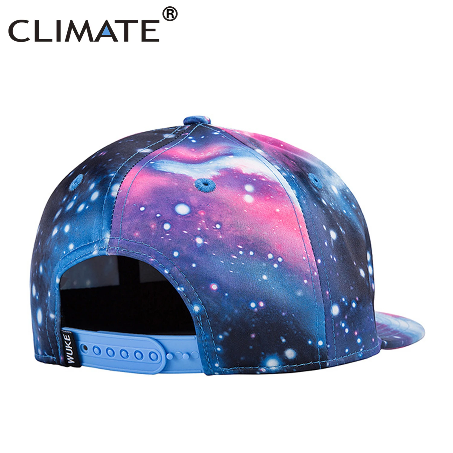 CLIMATE 3D Printing Hip Hop Snapbacks Cap Hat Streetweat Rapper Cap Hat 3D Outer Space Galaxy Caps Street Dancer Dance Caps Hat