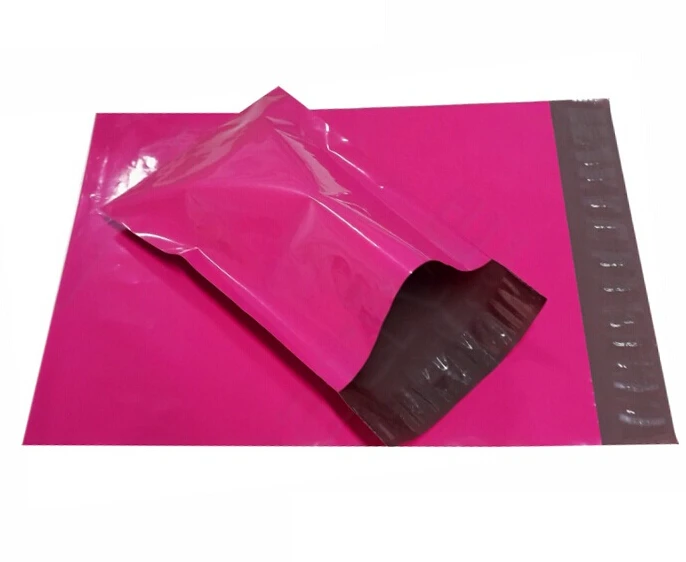 

Size:250*350mm, pink packaging bag , poly mailers pink , plalstic mailing envelopes Pink plastic gift bags