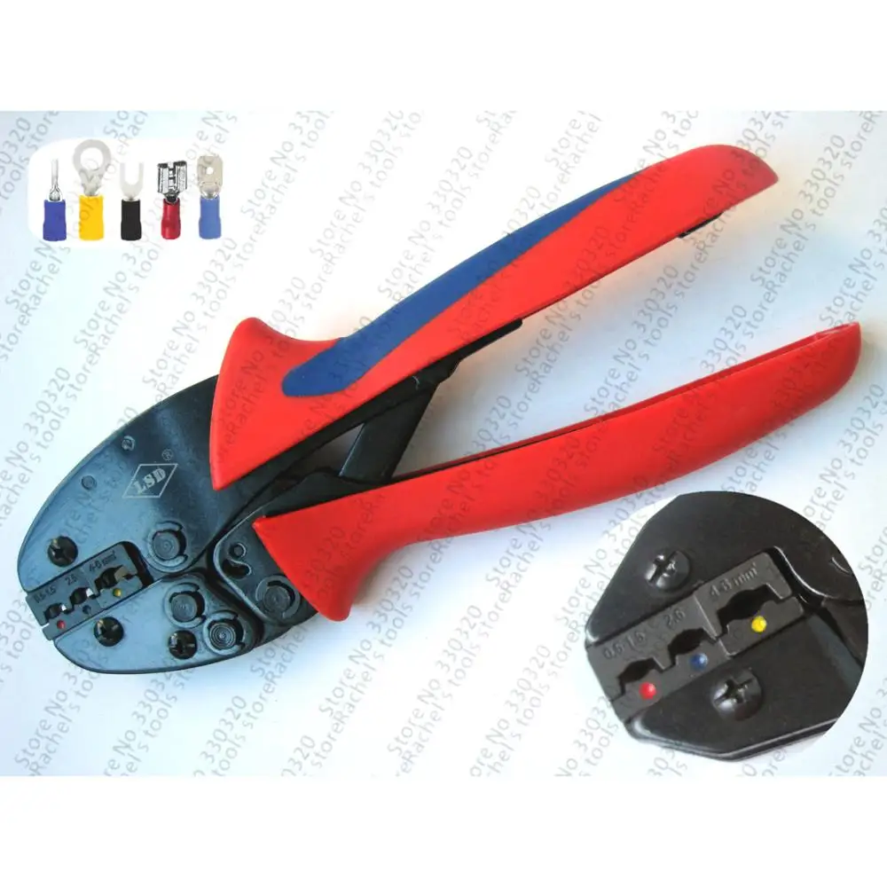 

Hand crimping tools for surge connectors S-03C Pre-insulated terminals hand tool 0.5-6mm2 crimping tool