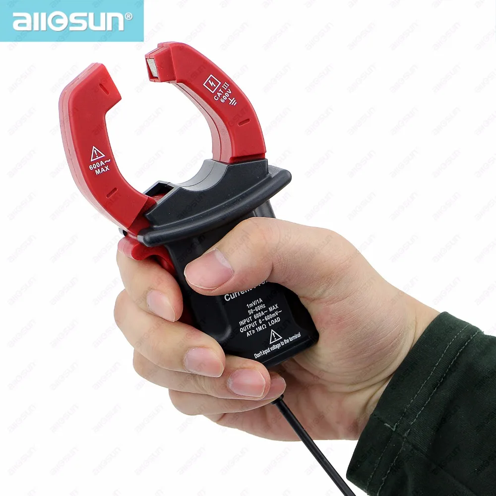 ALL SUN EM263 Compact Current Probe Clamp With Multimeter Digital Clamp Meter Frequency Volt Output Electrical Instruments