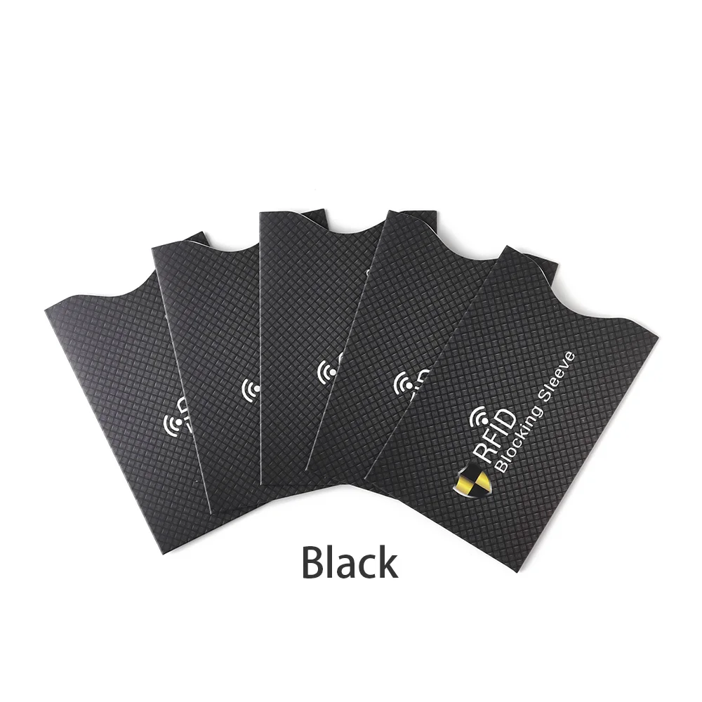 5Pcs Hot  Anti Theft for RFID Credit Card Protector Blocking Cardholder Sleeve Skin Case Covers Protection Bank Card Case New