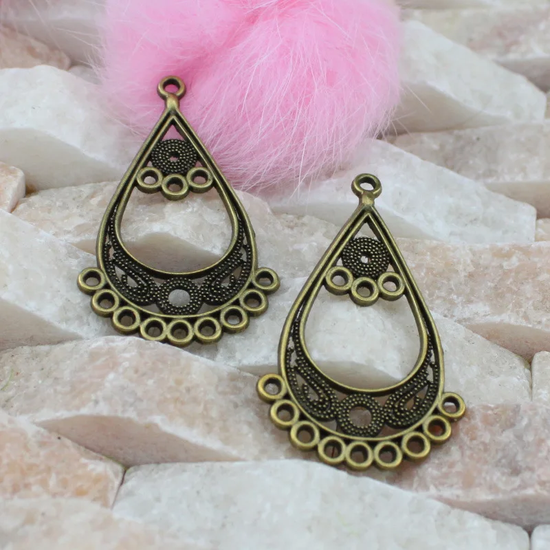 

Fashion Jewelry Findings,Accessories,drop charm,pendant,Alloy Antique Bronze 44*26MM Earrings hanging head