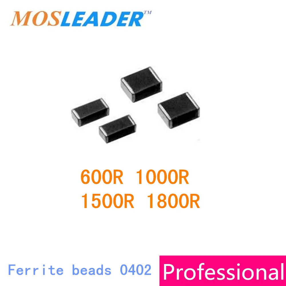 Mosleader Chip ferrite bead 0402 10000pcs 600R 1000R 1500R 1800R 1005 Ferrite beads 1KR 1.5KR 1.8KR Chinese High quality