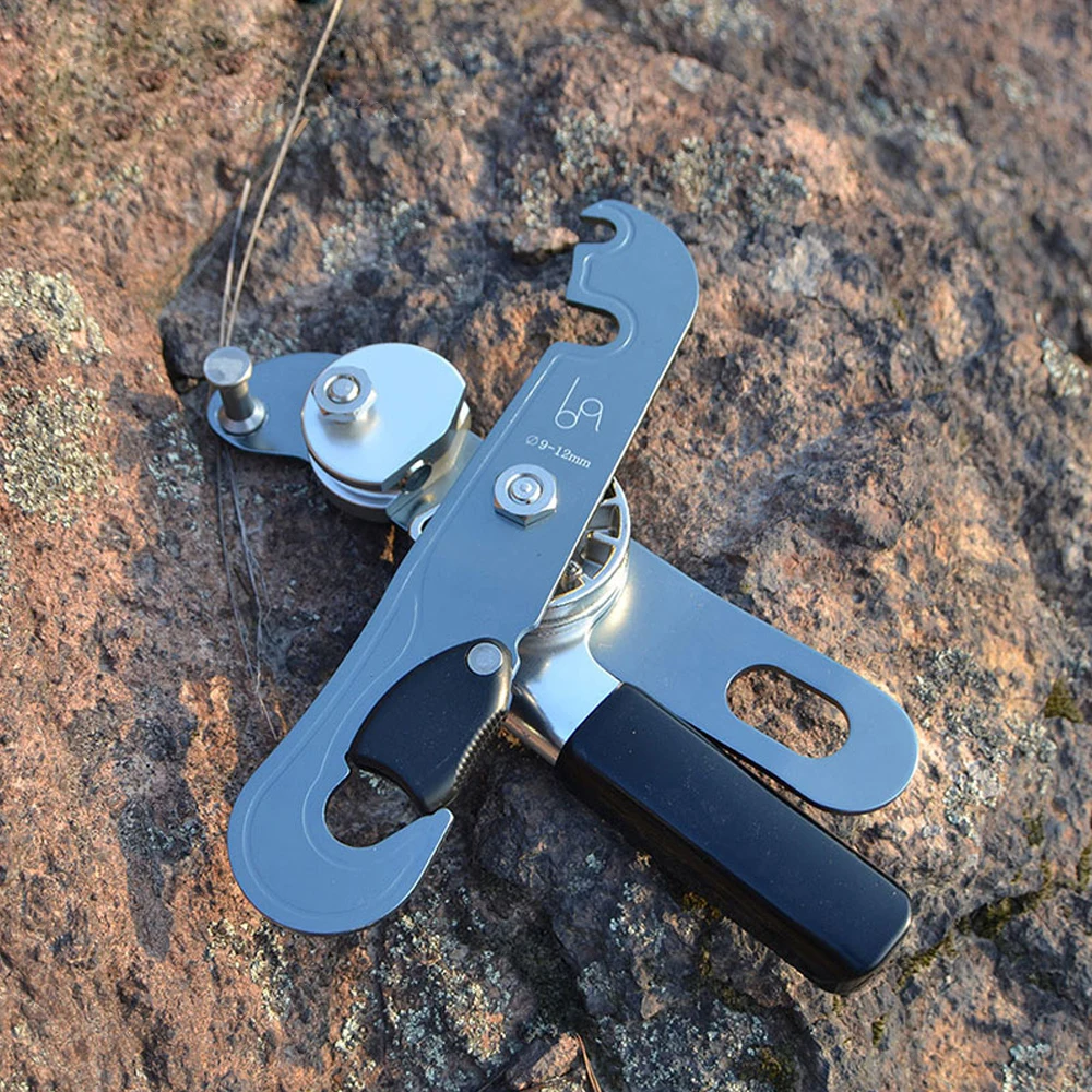 Imagem -03 - Xinda-professional Escalada Descida Parar Handle-control Rapel Device Downhill Descender Rapel de Freio