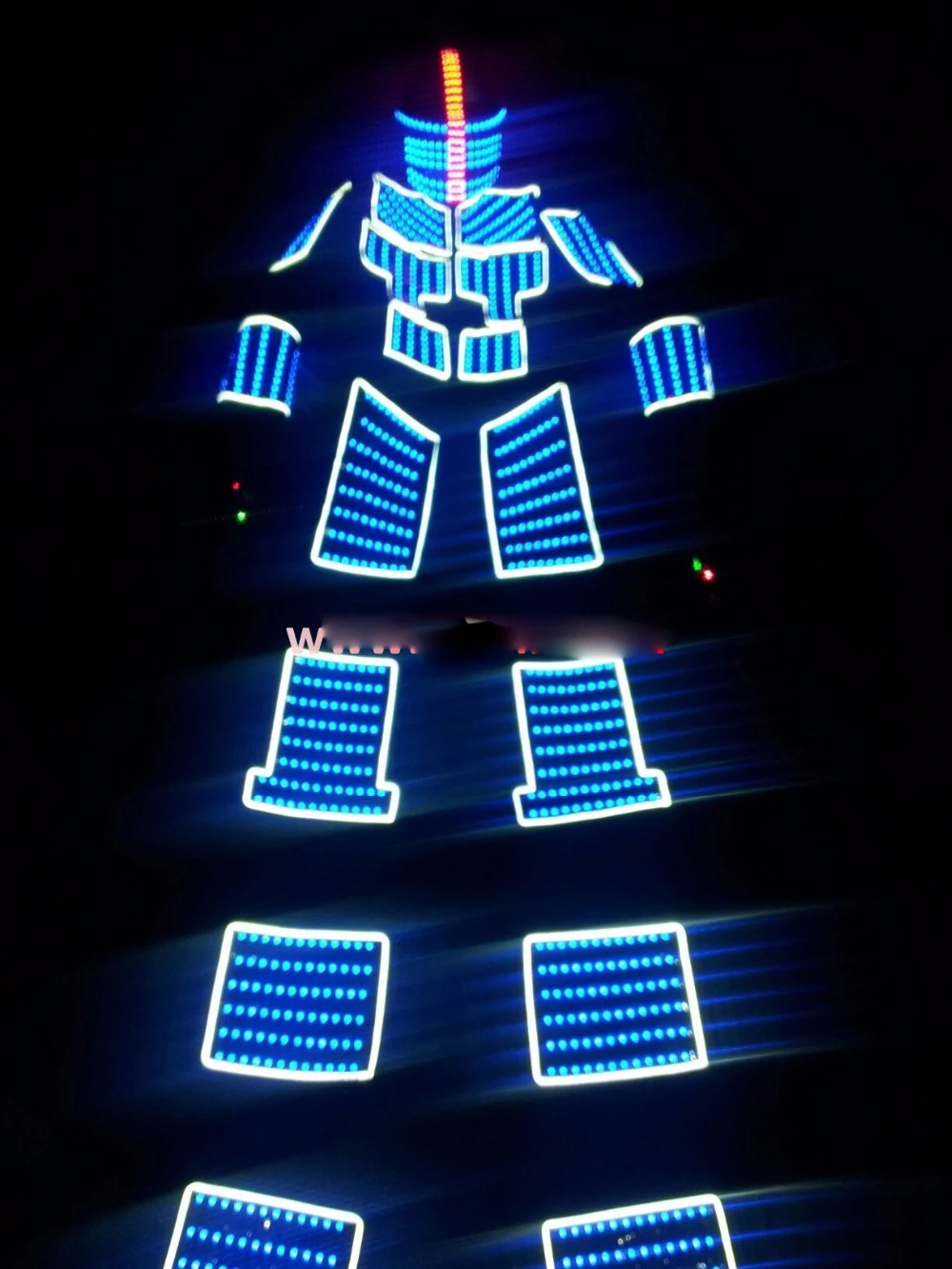 Kryoman-traje de ROBOT LED, Ropa de baile Tron, envío gratis por DHL