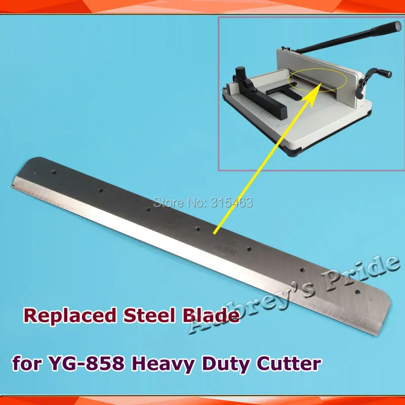 Free CP some YG-858  A4 Size Replaced Steel Blade for Heavy Duty  Stack Paper Ream Guillotine Cutter