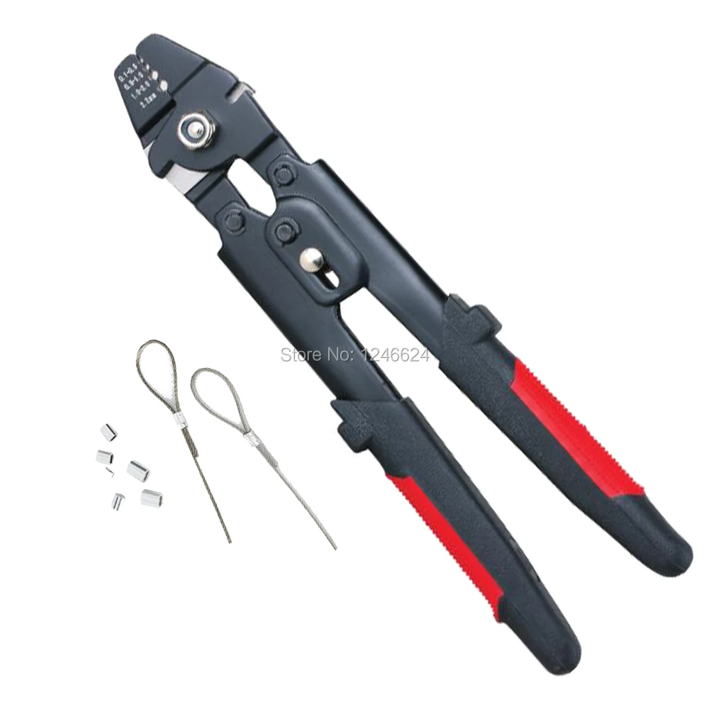 Haicable HL-700B Fishing Crimping Tool pliers With Aluminum Or Copper Sleeves  Max Dia. 2.2mm Wrie Rope Fishing Crimper