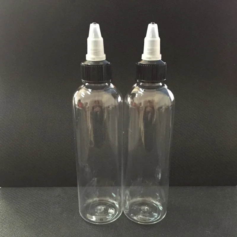 

120ml Empty Pet Bottles Pen Shape E liquid Refillable Bottle E-Cig Plastic Dropper oil eye Bottles with Twist Off Caps 500pcs