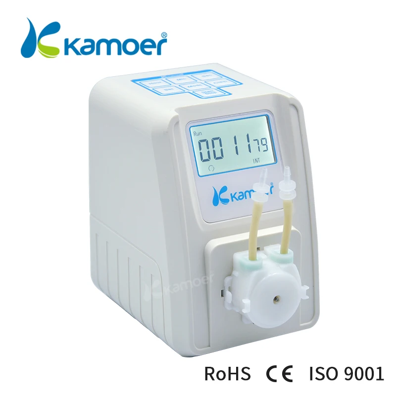 Imagem -04 - Kamoer 33 ml Min Ksp-f01a Bomba de Dosagem Peristáltica 12v dc Motor Tela Lcd de Alta Precisão Doser para Bomba de Circulação de Aquário