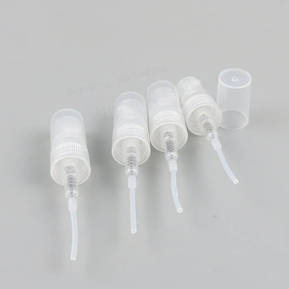 100 X 4ml Refillable Blue Glass Mist Finger Sprayer Bottle 4cc Fragrance Containers Packaging Parfum Vials