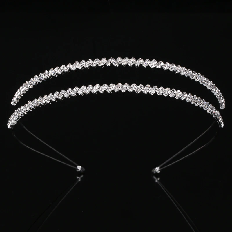 Luxury Crystal Princess Tiaras and Crown Bridal Headband For Girls Hairband Women Prom Hair Jewelry Wedding Accessories