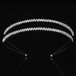 Luxury Crystal Princess Tiaras and Crown Bridal Headband For Girls Hairband Women Prom Hair Jewelry Wedding Accessories