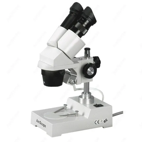 Sharp Stereo Microscope-AmScope Supplies Sharp Stereo Microscope 10X-30X