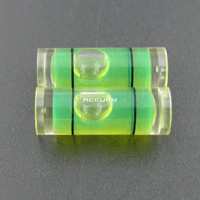 20pcs 8*22mm Cylinder Bubble level Round spirit Level Tools Balancing equipment Frame accessories