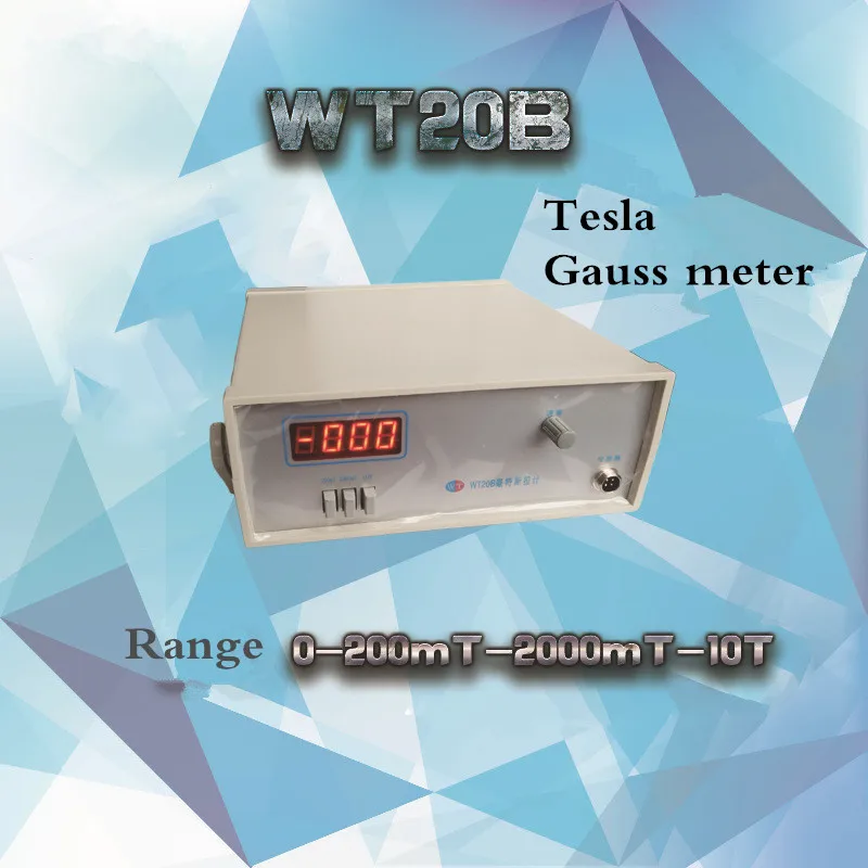 WT20B Desktop based gauss meter gauss meters tesla's plan magnetometer Desktop gauss meter range 0-200mT-2000mT-10T