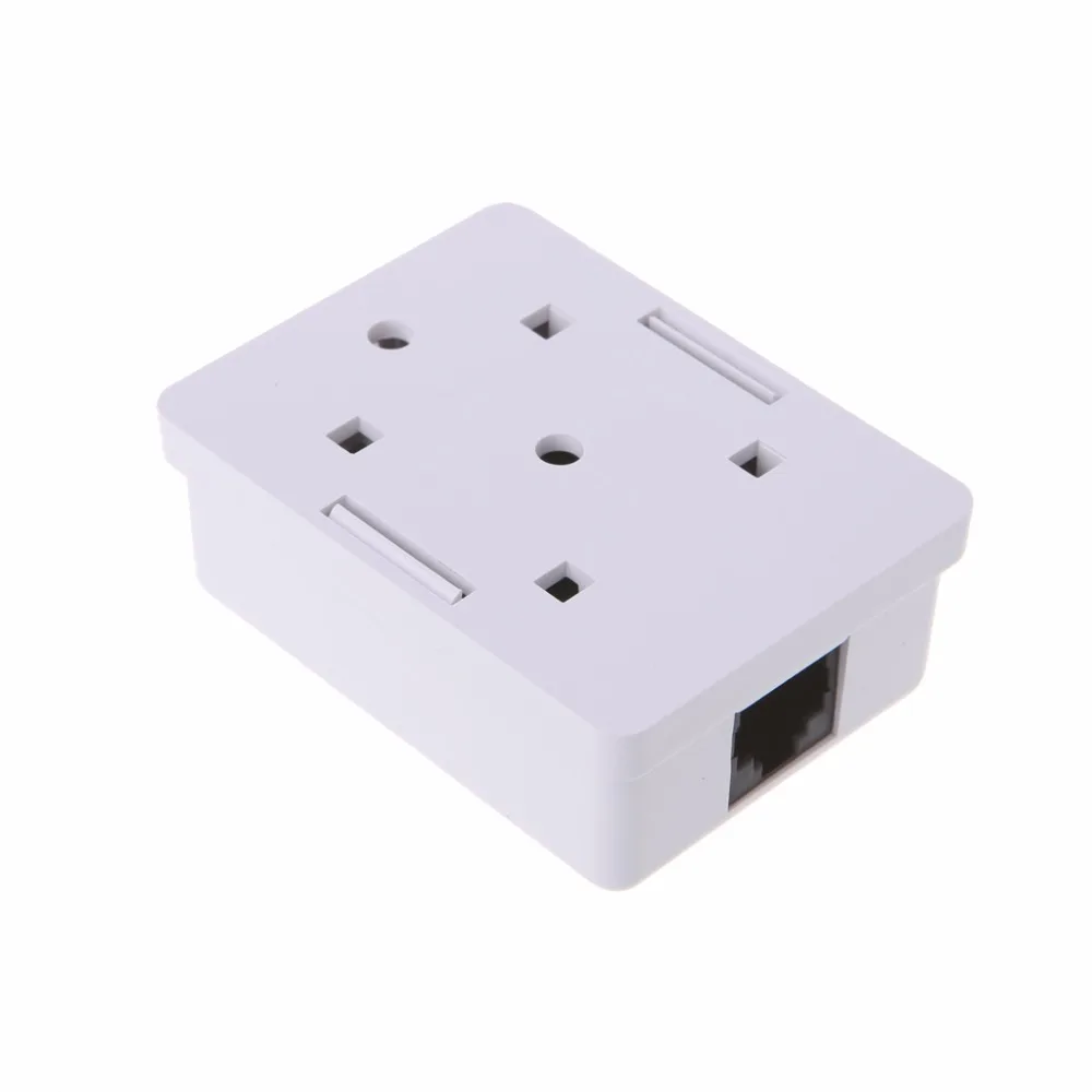 Cat5e RJ45 Wall Coupler Jack Adapter 8P8C HM-HB01 Model UTP Unshielded Single Port Desktop Mount Box