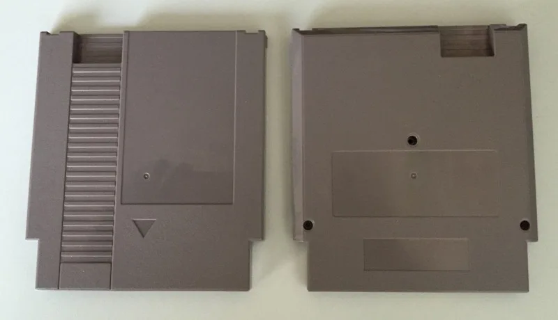 خرطوشة ألعاب بديلة 72 دبوس ، غلاف بلاستيكي لوحدة تحكم NES ، رمادي